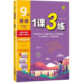 1课3练九年下册初中英语译林版2025年春新版教材同步基础梳理随堂精炼课后拓展练习题