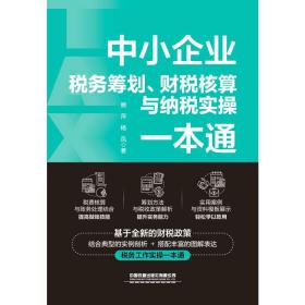 中小企业税务筹划、财税核算与纳税实操一本通