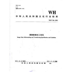 中华人民共和国文化行业标准（WH/T 46-2012）：图像数据加工规范