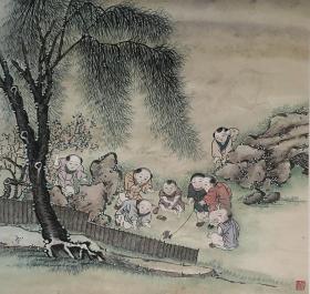 宣和典藏 民风清韵人物画——童趣图之一 402