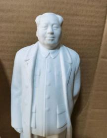 毛主席瓷像（全身像.站像.立像）单背手像大小二个合让【保真】