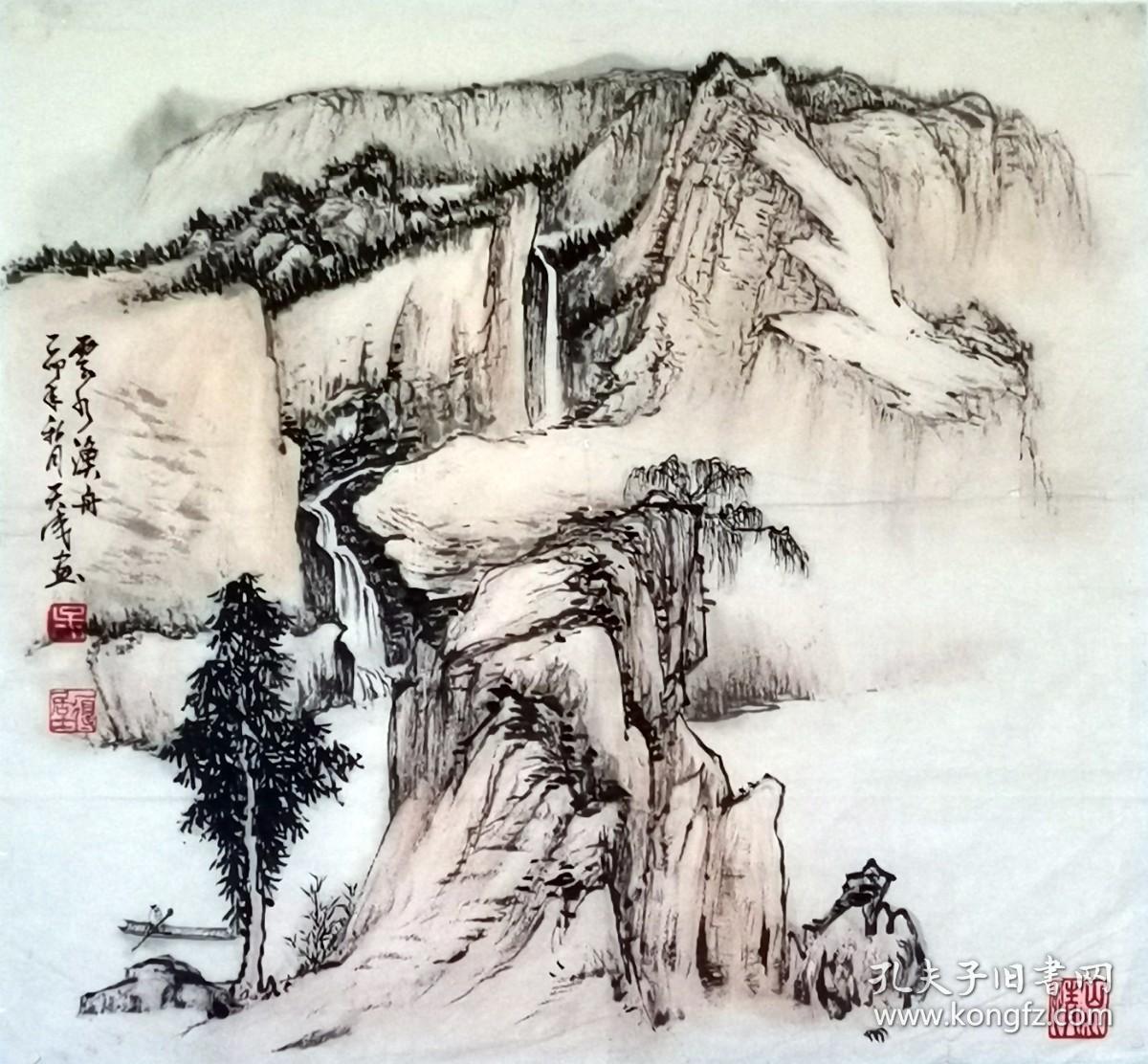 中美协会员，北京画院李小可艺术工作室画家、助教老师，水墨家园书画研究院副院长，安徽美协会员吴天成作品