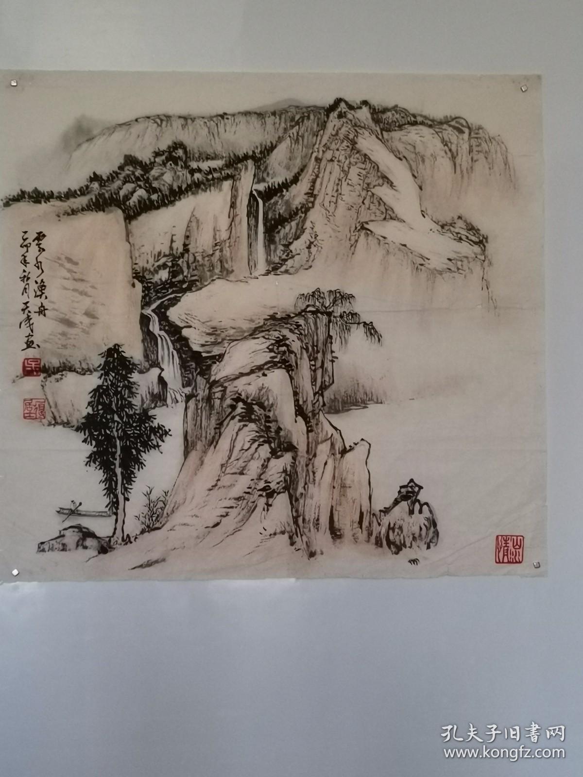 中美协会员，北京画院李小可艺术工作室画家、助教老师，水墨家园书画研究院副院长，安徽美协会员吴天成作品