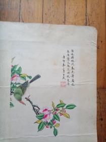 清代著名画家王武花鸟画