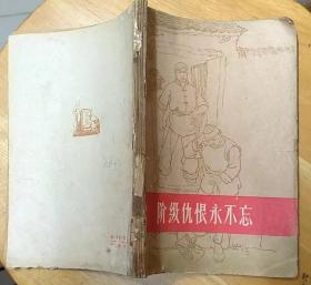 《阶级仇恨永不忘》（插图本，记录了圻春县马畈公社、云梦县徐店公社、广济县双城公社等地的地主压迫、剥削农民的历史）