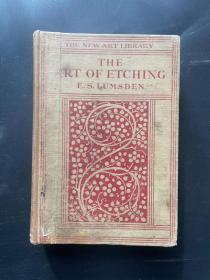 the art of etching 蚀刻画的艺术 1926年版