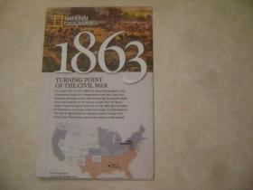 现货 national geographic 美国国家地理地图 2012年5月--1863年:美国内战的转折点/从内战到民权1863: Turning Point of the Civil