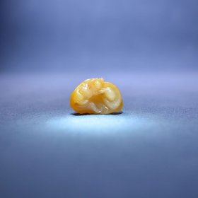 【惜墨舫】致敬708090天然新疆和田玉精品红皮黄沁白玉独籽料金鱼元宝挂坠手牌 苏工苏州玉雕 70后80后90后喜欢的藏品商品 致敬逆行者