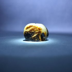 【惜墨舫】致敬708090 40克天然新疆和田玉黑皮独籽料迎客松文房雅玩印章手把件 苏工苏州玉雕 70后80后90后喜欢的藏品商品 致敬逆行者