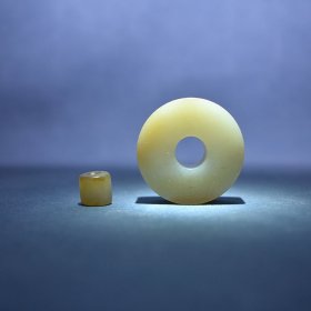 【惜墨舫】致敬708090 30克新疆和田玉且末阿尔金山红糖白玉璧大平安扣挂坠 苏工苏州玉雕 70后80后90后喜欢的藏品商品 致敬逆行者