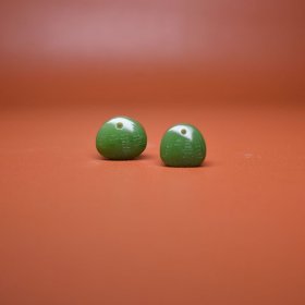 【惜墨舫】致敬708090天然和田碧玉精品老坑苹果绿福锁平安锁挂坠手机挂提溜配饰 苏工苏州玉雕 70后80后90后喜欢的藏品商品 致敬逆行者