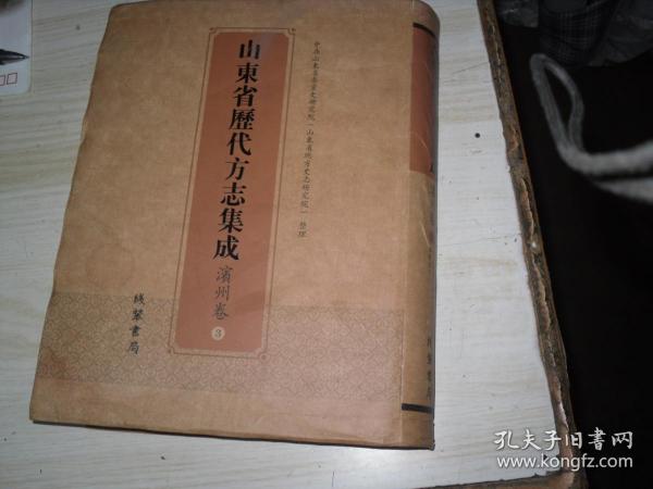 山东省历代方志集成 滨州卷3（咸丰武定府志（二）万历滨州志）               X3641