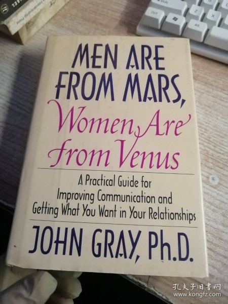 MEN ARE FROM MARS， Women Are From Venus（英文原版，男人来自火星，女人来自金星。扉页有外文签名）