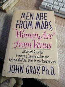 MEN ARE FROM MARS， Women Are From Venus（英文原版，男人来自火星，女人来自金星。扉页有外文签名）