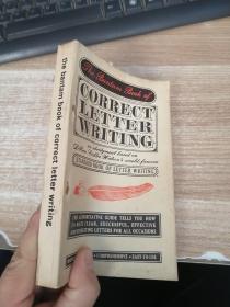 THE BANTAM BOOK OF CORRECT LETTER WRITING