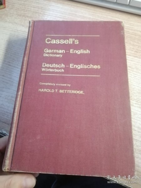 Cassells German-English Dlctionary Deutsch-Englisches Wǒrterbch（凯赛尔 德-英词典）