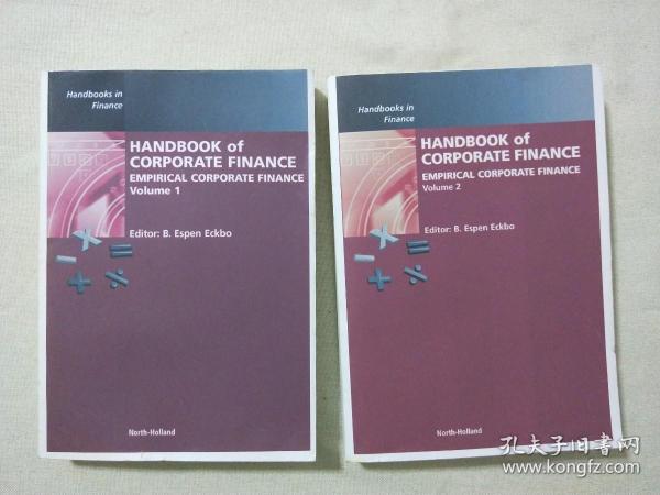 Handbook Of Corporate Finance, Volume 1  Volume 2   打印本