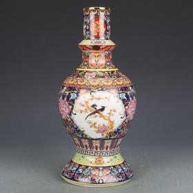 乾隆官窑净瓶 瓷器 陶瓷花瓶 珐琅彩 粉彩瓷器
