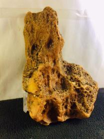 青海海西都兰沙漠奇石，重620克。有收藏价值，带有鸡油黄。玉质细腻。