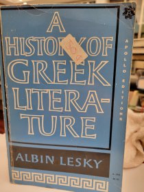 A History of Greek literature