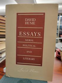 David Hume:Essays: Moral, Political and Literary