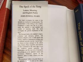 The Spell of the Song: Letters, Meaning, and English Poetry
