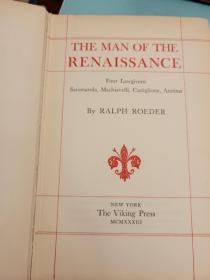 The Man of the Renaissance : Four lawgivers: Savonarola, Machiavelli, Castiglione, Aretino