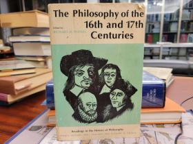 The Philosophy of the Sixteenth and Seventeeth Centuries
