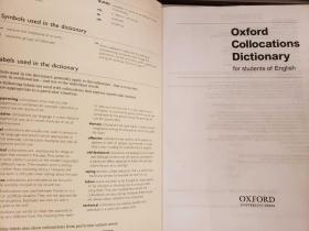 Oxford Collocations Dictionary: For Students of English