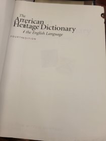 The American Heritage Dictionary of the English Language