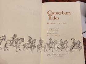 Canterbury Tales. In Contemporary Verse by J.U. Nicolson. With the Woodcuts of William Caxton