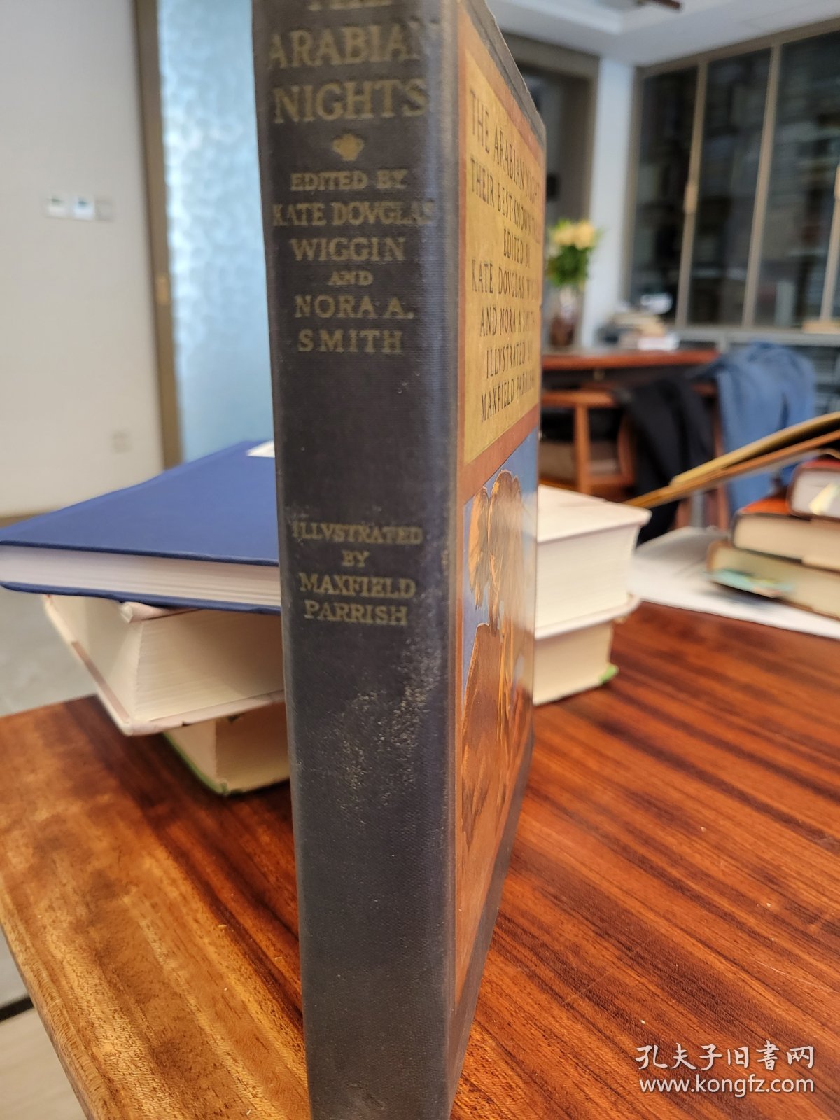 The Arabian Nights Their best-known tales edited by Kate Douglas Wiggin and Nora A. Smith. Illustrated by Maxfield Parrish.