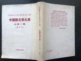 中国现代文学史资料丛书（乙种）中国新文学大系：小说二集（精装竖版影印）