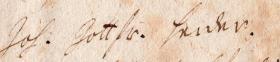 18世纪德国伟大的哲学家,诗人,文学评论家和神学家 启蒙运动承上启下的人物 赫尔德(Johann Gottfried Herder）1787年亲笔签名浸礼证明（基督教受洗证明） 非常少见