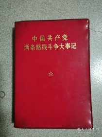 《》》》》》两条路线斗争大事记》，32开