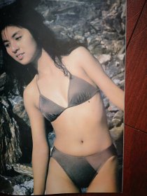 彩铜版泳装波霸美女写真插页17，单张