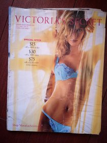 victoria's Secret（内衣文胸专辑）（美国原版内衣及文胸杂志）2002年春季（时装书第一卷第一号），全彩铜版，144页，美女代言，（详见说明）