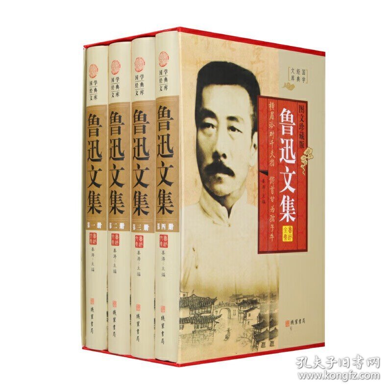 鲁迅文集 图文珍藏版杂文小说散文 鲁迅全集 中古现代当代文学名著 狂人日记朝花夕