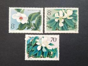 T111 珍稀濒危木兰科植物 邮票（发黄）
