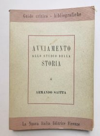 意大利语书 Avviamento allo studio della storia di SAITTA Armando - (Autore)