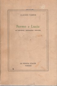 意大利语书 Fermo e Lucia  Claudio Varese/毛边书