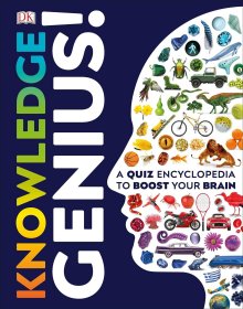 英文书 Knowledge Genius!: A Quiz Encyclopedia to Boost Your Brain (DK Knowledge Genius) Hardcover  by DK (Author)