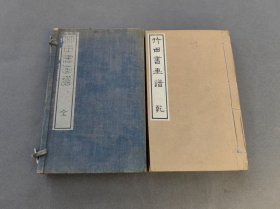 竹田书画谱 一函2册全 嵩山堂