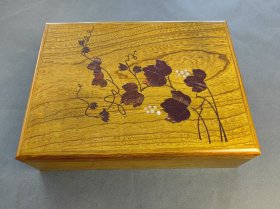 天然樱皮细工漆器 漆盒 收纳箱