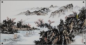 姜寿民，山水作品（山东烟台）