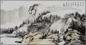 段铁，山水画作品（北京籍艺术家）