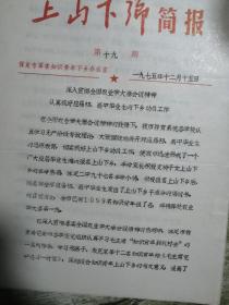 保定市知青上山下乡简报，第3,4,6,10,19，39，14，16,17,40共9份不同