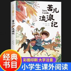 苦儿流浪记 彩图注音版 写尽人间酸甜苦辣的传奇流浪生涯外国经典儿童文学书籍 小学生课外阅读丛书