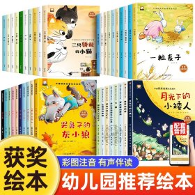 正版全新【38】中国获奖名家绘本①②③④ 名家获奖绘本3–6岁 幼儿园绘本阅读4—6岁5岁早教读物适合小班中班大班三到四岁宝宝幼儿故事书启蒙亲子图书