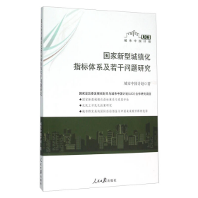 国家新型城镇化指标体系及若干问题研究